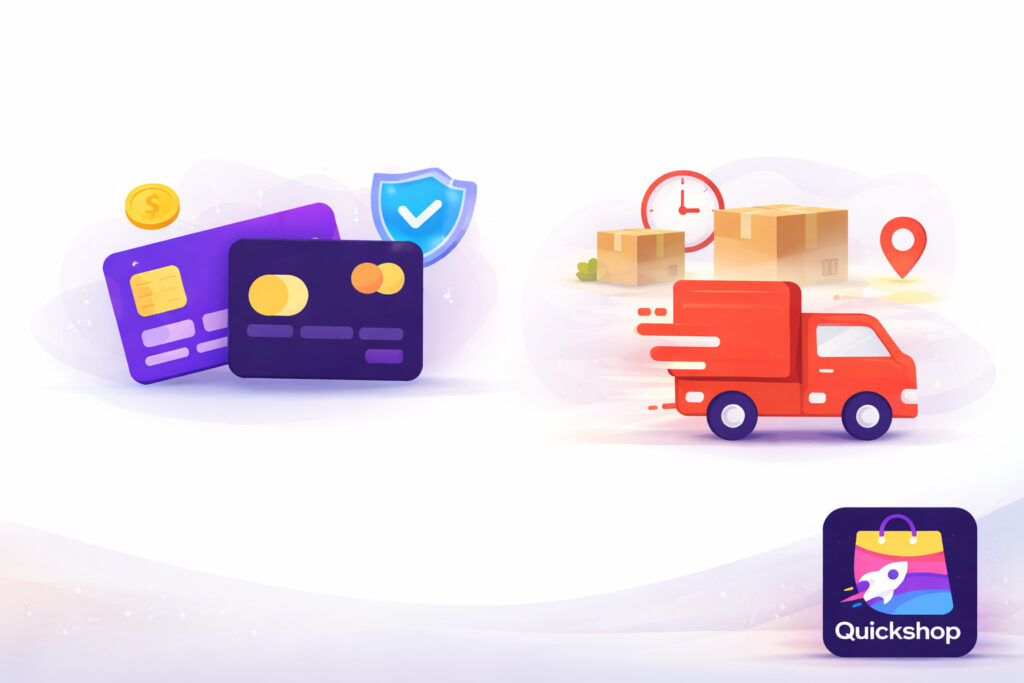 Доставка та оплата quickshop.com.ua