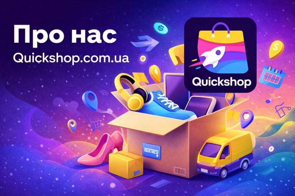 QuickShop — це сучасний онлайн-магазин, створений для зручних, швидких та вигідних покупок