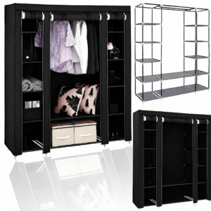 Тканинна шафа HCX Storage Wardrobe 88130 Чорний