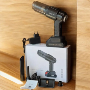 Пилосос автомобільний потужний бездротовий акумуляторний, 4 насадки, 1 АКБ