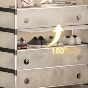 NEW Залізна вішалка для одягу + підставка для взуття, 2 в одному, 4 полиці Чорний