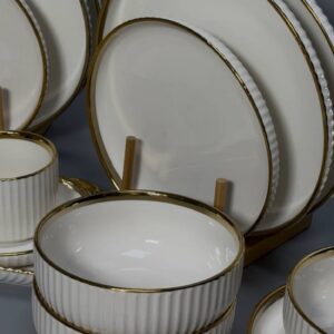 Столовий сервіз на 6 персон 32 предмети RG6804 Gold