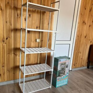 Полиця етажерка XL-1331  5 ярусів біла