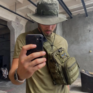 Рюкзак тактичний через плече, чоловіча армійська сумка/однолямкова сумка/барсетка