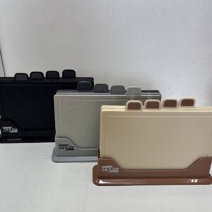 Кухонний набір дощок Zepline ZP-00220 5 предметів із підставкою сірий