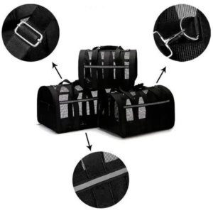 Чорний Сумка перенесення для котів та собак CosmoPet CP-46