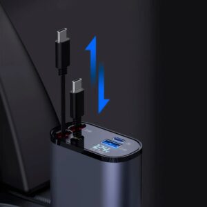 Автомобільний зарядний пристрій із швидкою зарядкою 4в1 Lightning / Type-C / USB