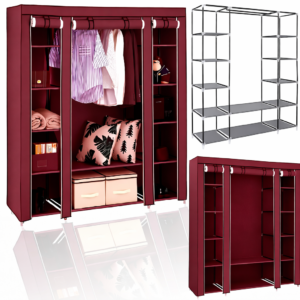 Тканинна шафа HCX Storage Wardrobe 88130  Бордо