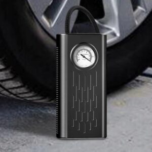 Портативний автомобільний компресор AND1322, насос від прикурювача 12V з манометром