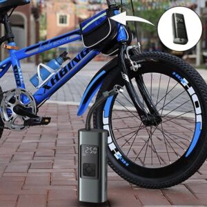 Акумуляторний електричний повітряний насос Neakhmer 12V 6000 мАг Black