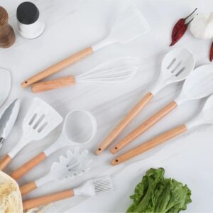 Набір кухонного приладдя силіконовий  Kitchen Set RB-2239 білий (12 предметів)