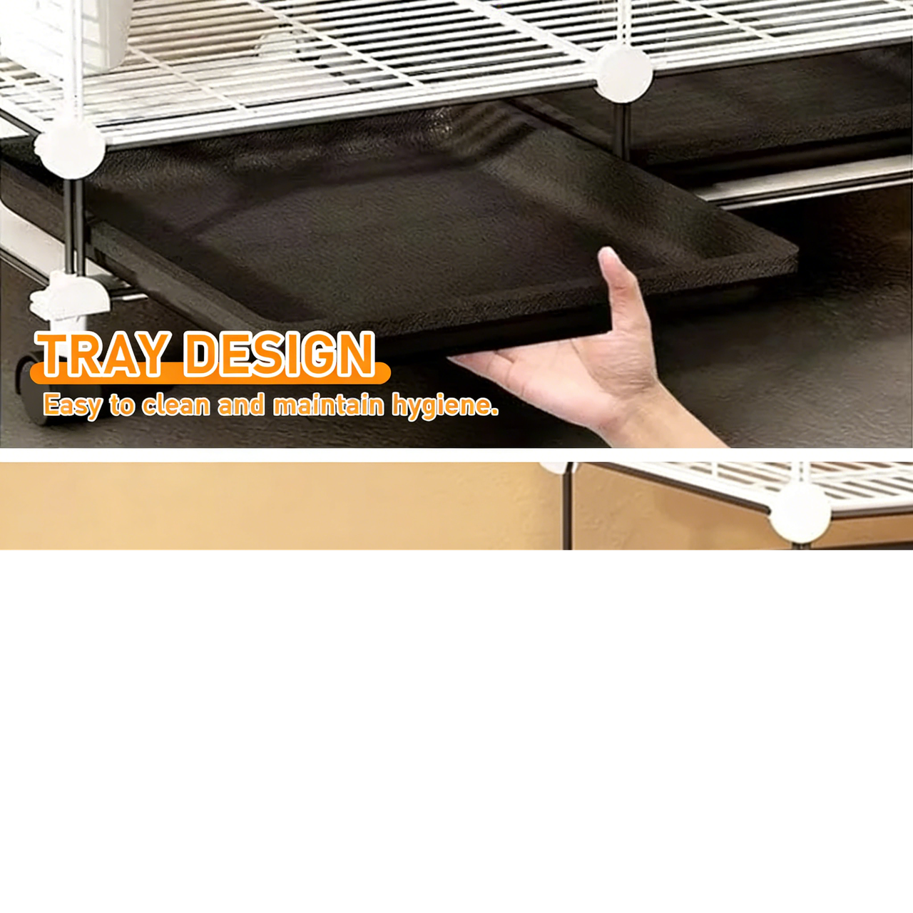 Клітка для птахів + іграшки на колесах KP-84 73х37х139