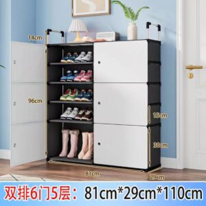 Полиця для взуття, закритий стелаж 81*29*110 AND LY-1046 / BXG-006