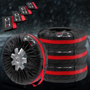 Захисні чохли для зберігання та транспортування автомобільних шин розмір L (R18-R19), комплект чохлів для коліс 4шт, AND101