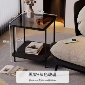 Столик інтер’єрний для дому, чорний, стильний AND-1926