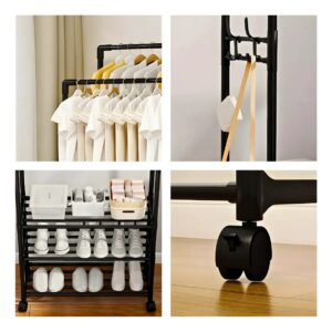 Подвійна стійка – вішалка, полиця для взуття AND XL-1484