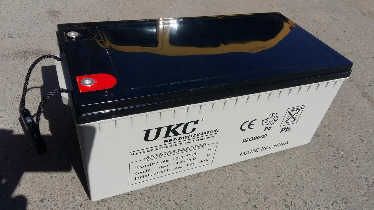Акумулятор гелевий BATTERY 12V 200A UKC
