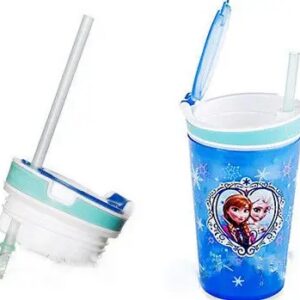 Кухоль непроливайка Frozen Disney | дитячий склянку – контейнер із трубочкою