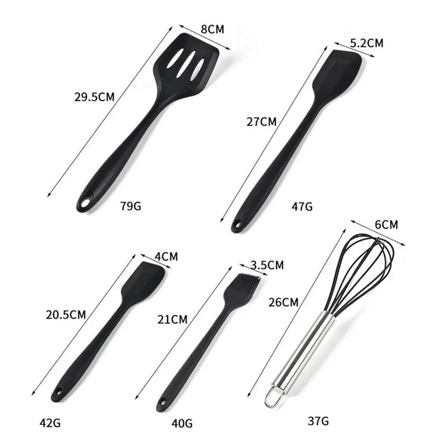 Кухонний силіконовий набір Kitchen Sets 5в1