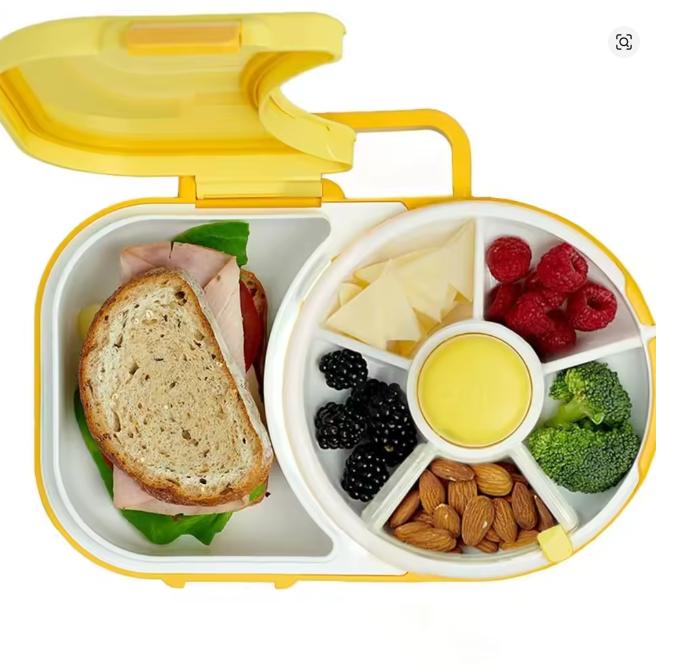 Ланч-бокс бенто, з 5 відділеннями і секціями, що обертаються, AND 130