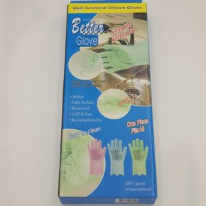 Багатофункціональні силіконові рукавички для миття та чищення посуду