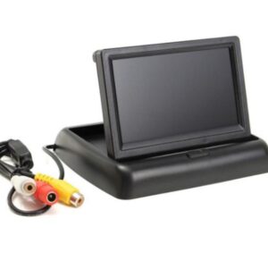 Монітор складаний автомобільний екран 4,3 дюйми для камери заднього виду TFT РК-дисплей