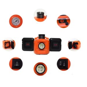 Набір  електродомкрат+компресор+ліхтар до 5 тонн потужність 180w ZSY03-X 12V