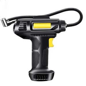 Насос для накачування шин, професійний портативний автокомпресор з  дисплеєм Vehicle mounted pump AND LY-910