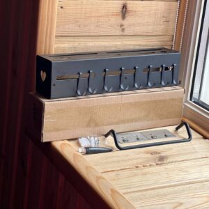 Настінна багатофункціональна стійка для зберігання кухонного приладдя 30 см