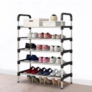 Полиця для взуття метал 5 секції Shoe rack