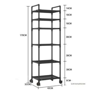 Полиця етажерка TVT-02 6 ярусів 170х42х32см