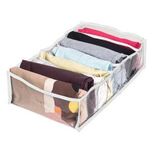 Прозорий органайзер для шкарпеток з чорною окантовкою РОЗМІР 30*30