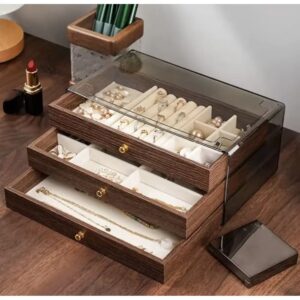 Скринька для зберігання ювелірних прикрас під дерево