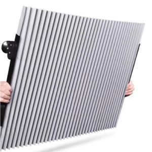 Шторка сонцезахисна в авто 65см Тканина + Фольга висувна