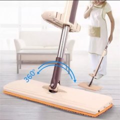 Швабра з віджимом “ледар” SPIN MOP 360, мікрофібра, телескопічна ручка