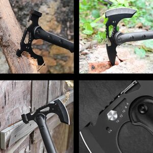 Тактична сокира-молоток з розширеним лезом та ергономічною рукояткою