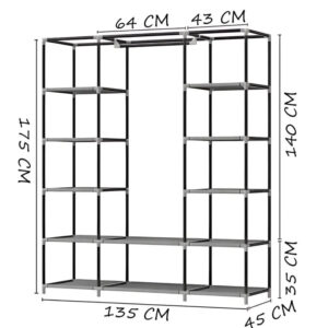 Тканинна шафа HCX Storage Wardrobe 88130