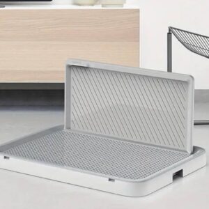 Туалет для собак із захисною стінкою 50*39 см