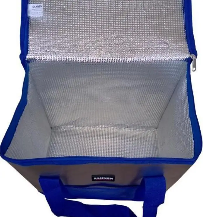 Туристична термосумка WARM BAG MC-1059 на 25 л для продуктів та напоїв 37×20×34 см Синя