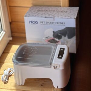 Розумна автоматична годівниця з таймером для котів та собак 1 відсік 600 мл диспенсер для корму