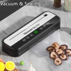 Вакууматор HZ-001 100W Сенсорний вакуумний пакувальник продуктів