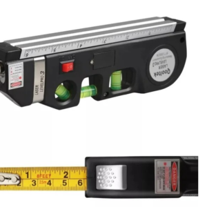 Лазерний рівень із вбудованою рулеткою FIXIT Laser Level Pro 3 4в1 рулетка лінійка