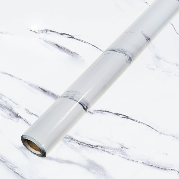 Самоклеюча плівка Supretto Мармур 3Mх0. 60M чорна