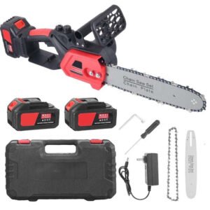 Акумуляторна пилка 12 дюймів червона Electric saw 1200 Вт 48 В