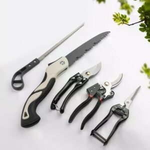 Набір садових інструментів Garden Set SK-5 – секатори, ніж для щеплення, набір для щеплення, інструменти для обрізання дерев і кущів