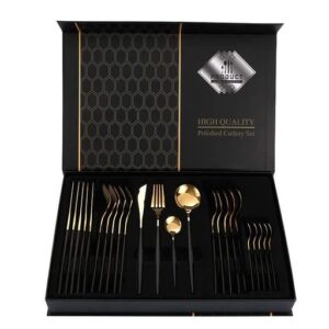 Набір столових приладів Kitchen Ware 24 шт. з нержавіючої сталі на 6 персон