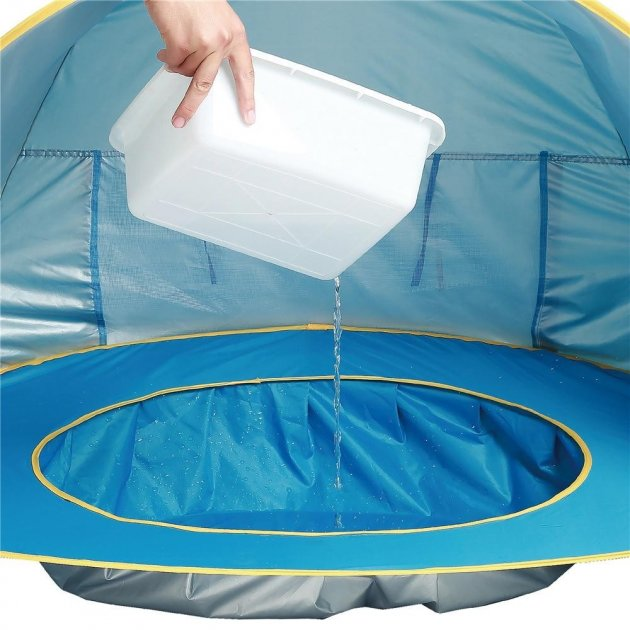 Намет дитячий з басейном автоматичний WM-BABY POOL Синій