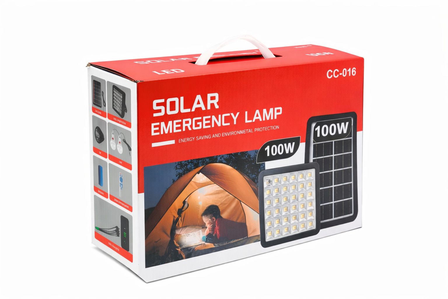 Сонячна портативна зарядна станція 100W (CC-016)