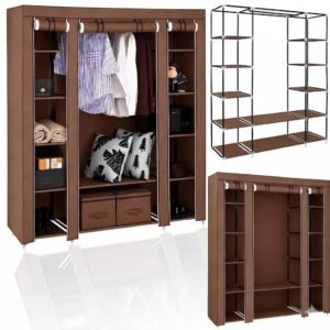Тканинна шафа HCX Storage Wardrobe 88130 Коричневий