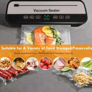 Вакууматор HZ-001 100W Сенсорний вакуумний пакувальник продуктів